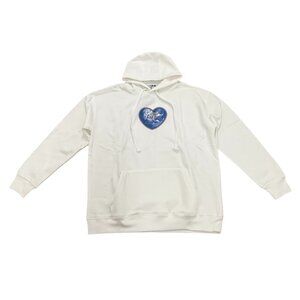 IAMGIA White Heart Earth Graphic Hoodie OS NWT